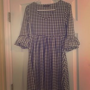 Houndstooth Dress